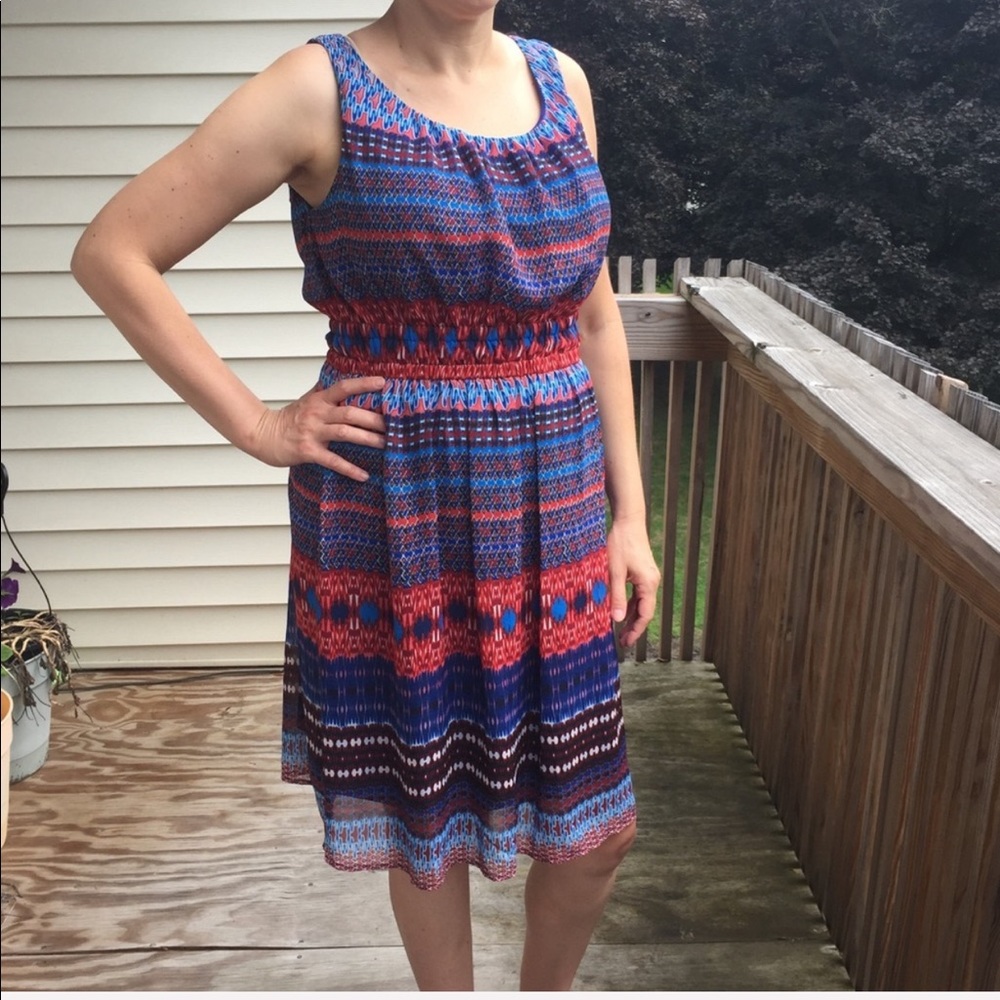 Colorful Boho Summer Dress Size 8